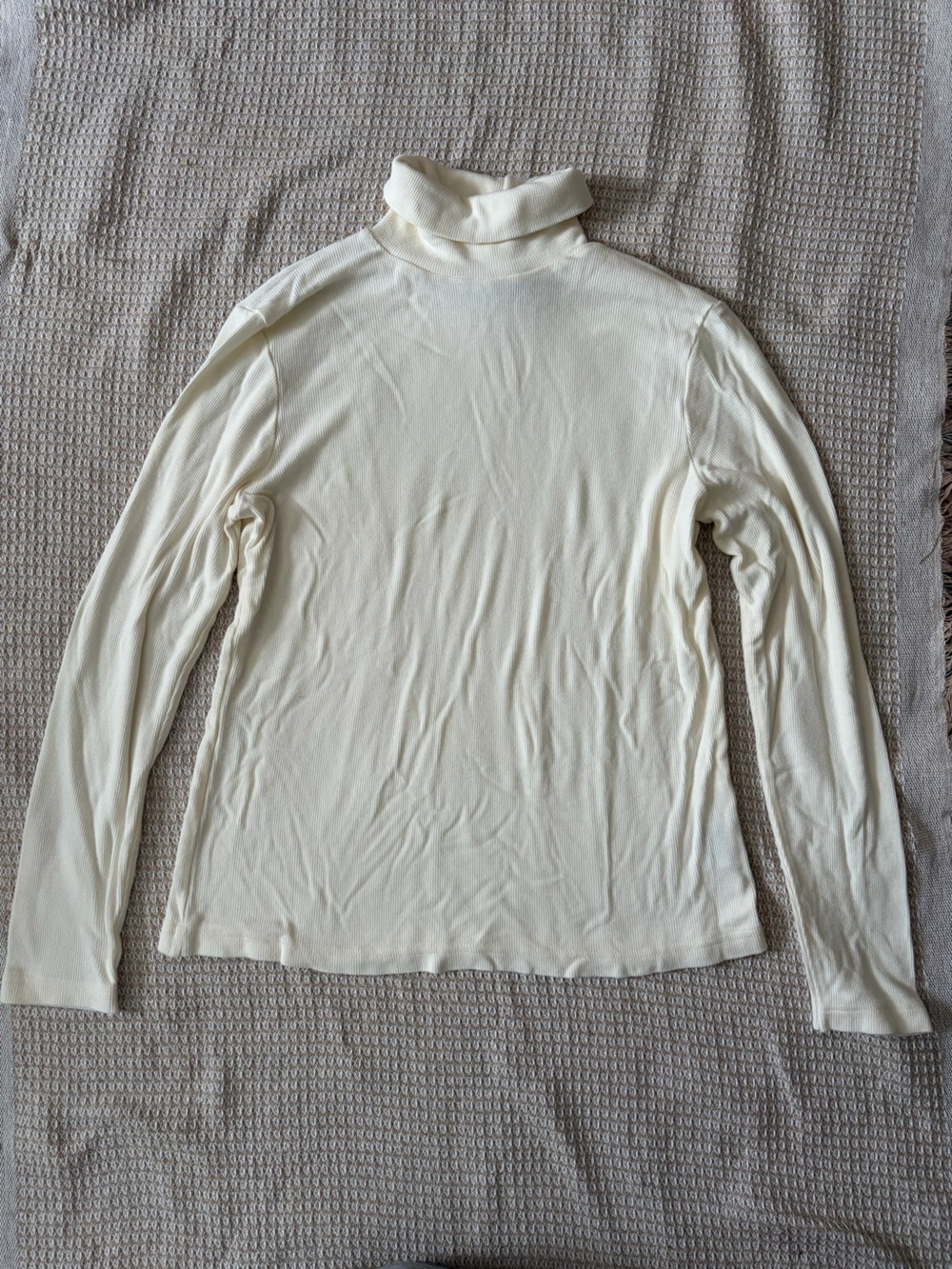 White Stag Cream Turtleneck Long Sleeve Top